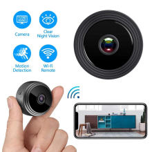 Шпионская беспроводная скрытая Wi-Fi камера HD 1080P Мини-камера Портативные камеры домашней безопасности Скрытая камера для няни